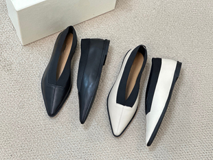 外贸女鞋 Blair 真皮尖头工作鞋 真皮女鞋 Eadie休闲平底单鞋