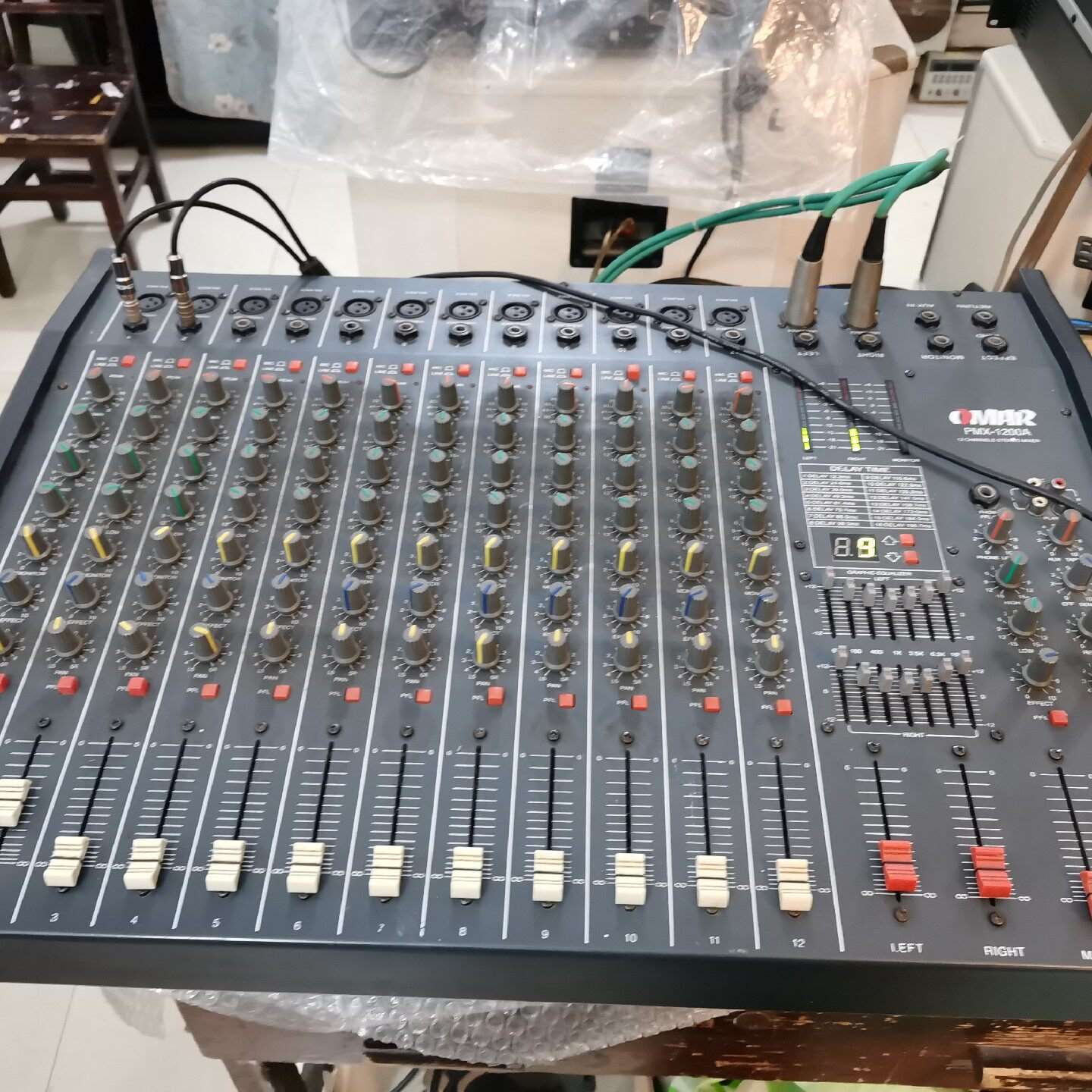 维修OMAR PMX-1200A调音台，带效果带双段均议价