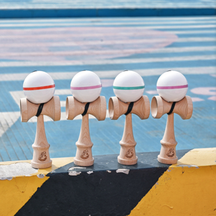 怪兽剑玉白釉系列亮面PU漆新款KENDAMA专业比赛新手潮流技巧剑球