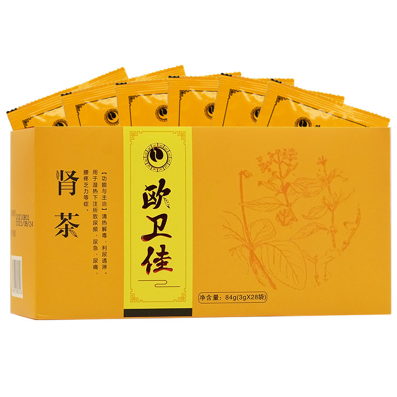 欧卫佳 肾茶 3g*28袋清热解毒利尿通淋尿频尿急尿痛腰痛乏力 RK