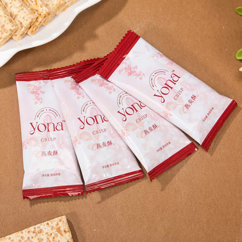 Yona优娜燕麦酥坚果花生酥生椰拿铁巧克力咖啡酥休闲零食饼干