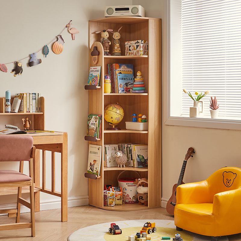 家逸现代简约多层转角书柜储物柜