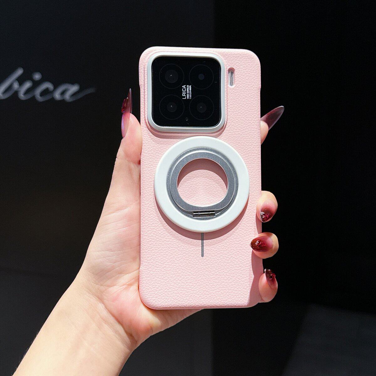 适用小米15ultra手机壳丹青问号独特设计磁吸手机壳小米15spro裸机感保护套