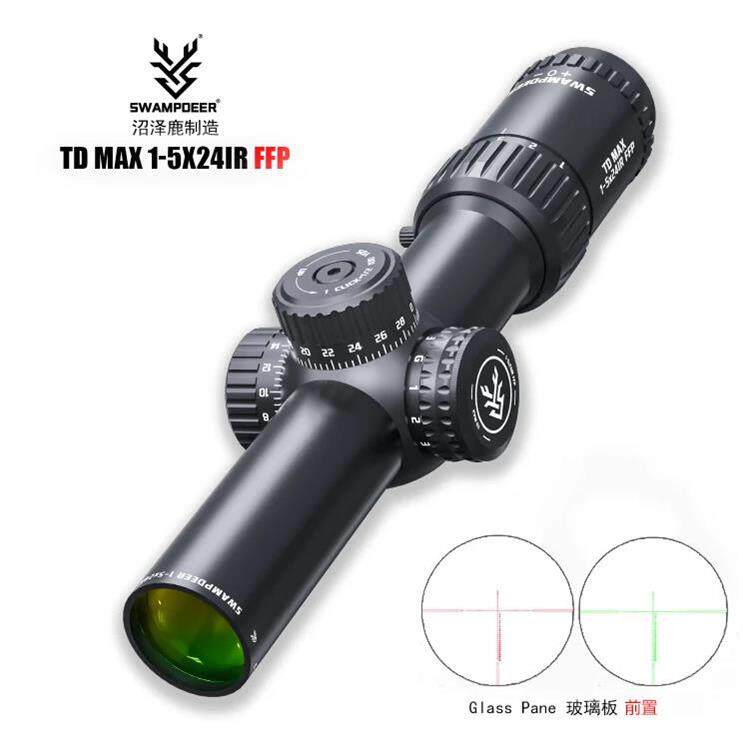 沼泽鹿TDMAX1-5X24IRFFP前置可变倍单筒十字望远镜玩具弹弓配件