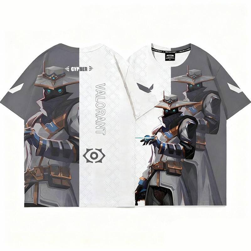 无畏契约3D印花短袖T恤