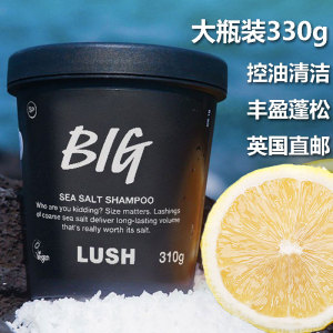 【买1送3】LUSH岚舒Big丰盈洗发露海盐蓬松控油洗发膏330g/瓶