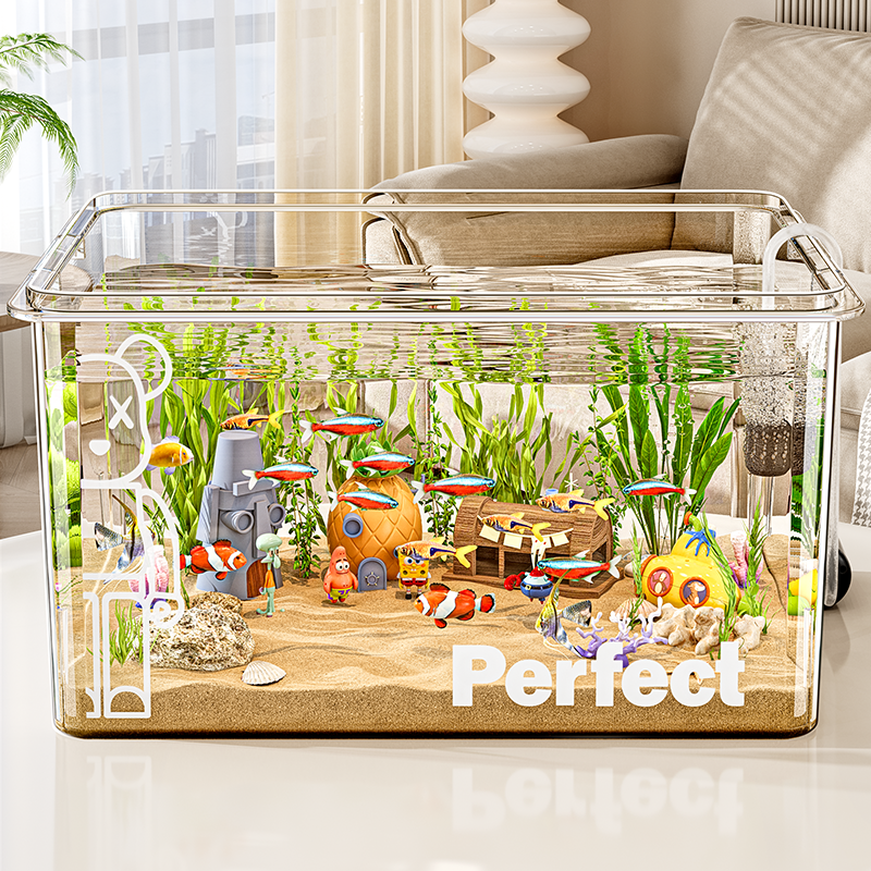 生态鱼缸小型客厅2025新款