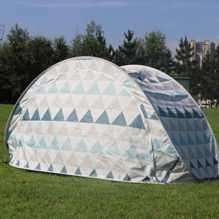 户外沙滩免搭速开帐篷便携海边防晒成人儿童野露营户外遮阳帐篷