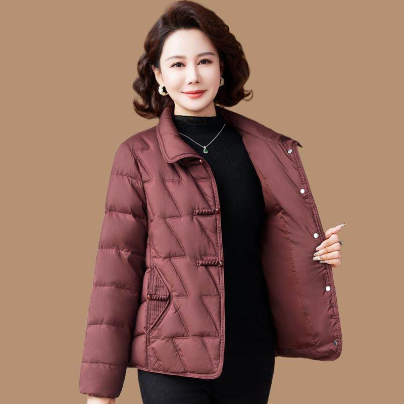 妈妈冬装国风新款羽绒棉服外套宽松中老年人女秋冬洋气保暖小棉袄,女装/女士精品,中老年女装,淘宝优惠券,粉丝福利购,淘宝优惠卷