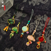 中国风非遗东方美学宋锦如意锁压襟中式 国风旗袍汉服配饰