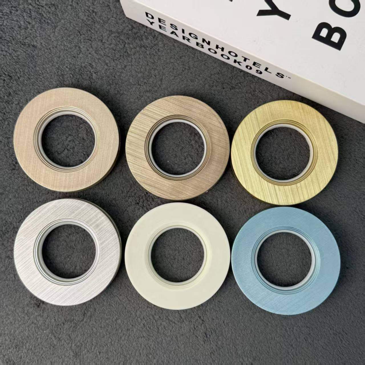 窗帘环扣打孔环拉环圈圈布扣