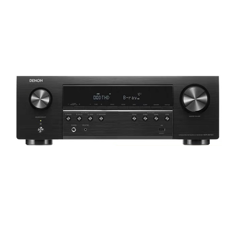 DENON/天龙AVR-S670H家用功放机5.2声道8K接收机杜比格式