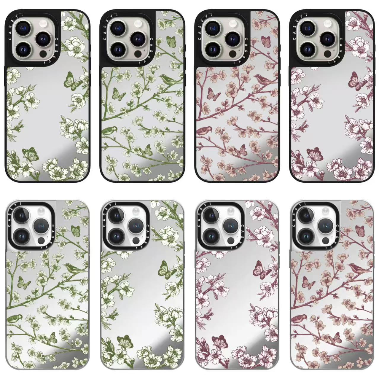 CASETi联名日本限定樱花蝴蝶系列iPhone17promax适用于苹果15pro防摔14手机壳13保护套12华强北11MagSafe磁吸