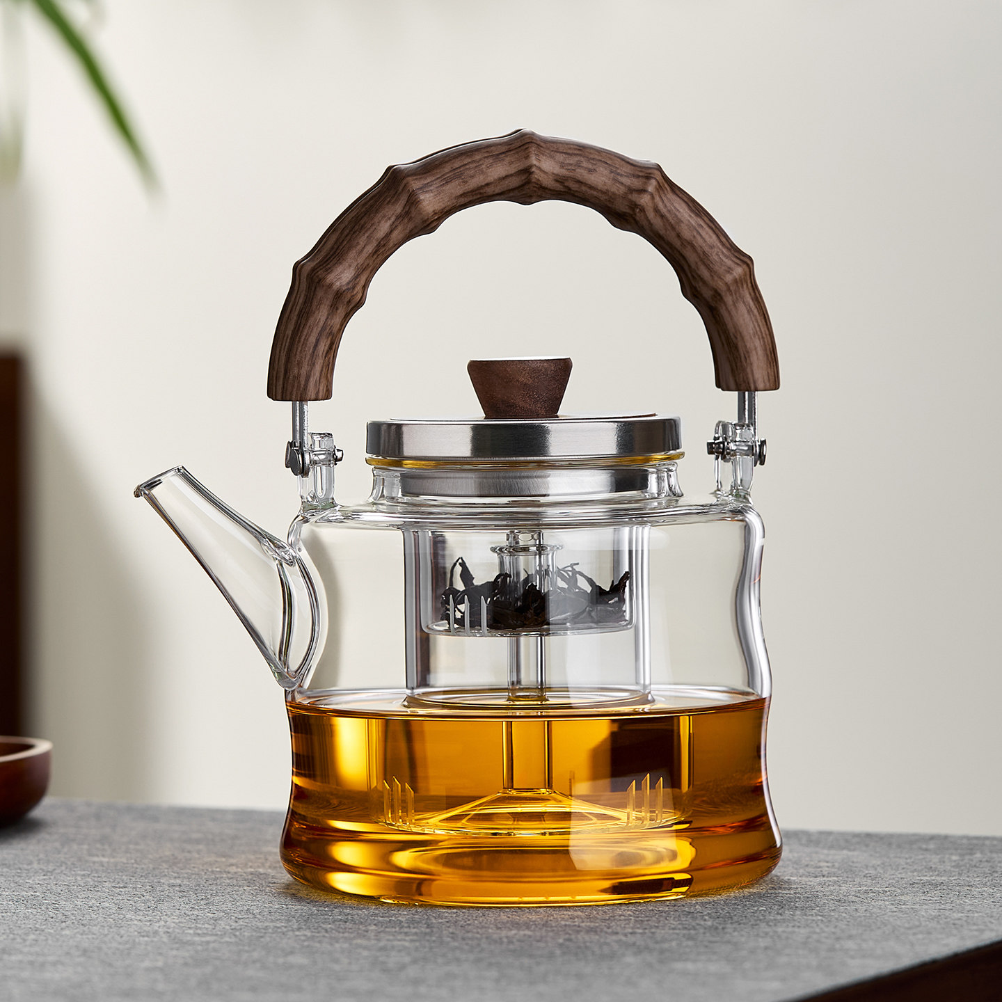 玻璃蒸煮提梁壶大容量烧水壶