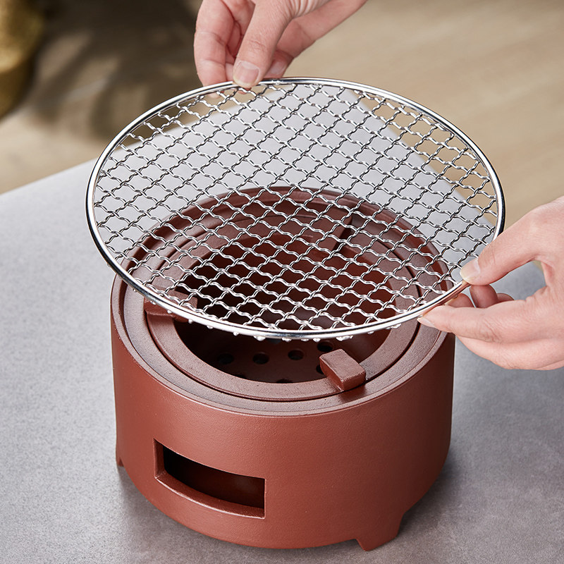 不锈钢茶炉烧烤网围炉煮茶铁网架户外炭炉火炉电陶炉碳炉家用烤网,厨房/烹饪用具,烧烤架,淘宝优惠券,粉丝福利购,淘宝优惠卷