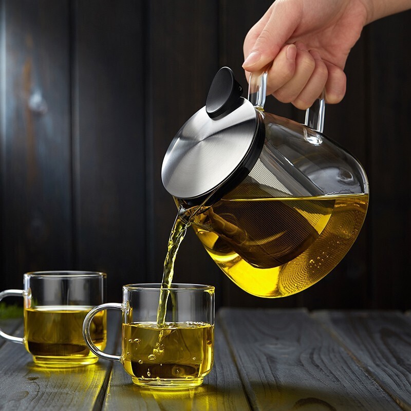 玻璃茶壶单壶耐高温茶水分离家用电陶炉烧水壶花茶煮茶器茶具套装