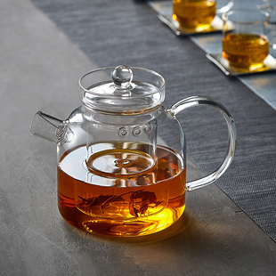 玻璃煮茶壶耐高温大容量电陶炉烧水壶家用明火养身泡茶壶茶具套