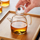 一人用小泡茶壶茶具 玻璃茶壶耐高温加厚单壶茶水分离家用2025新款