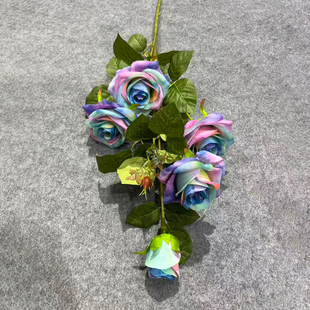 婚庆仿真花3d打印玫瑰网红背景花墙婚礼堂造景家居创意插花摆放