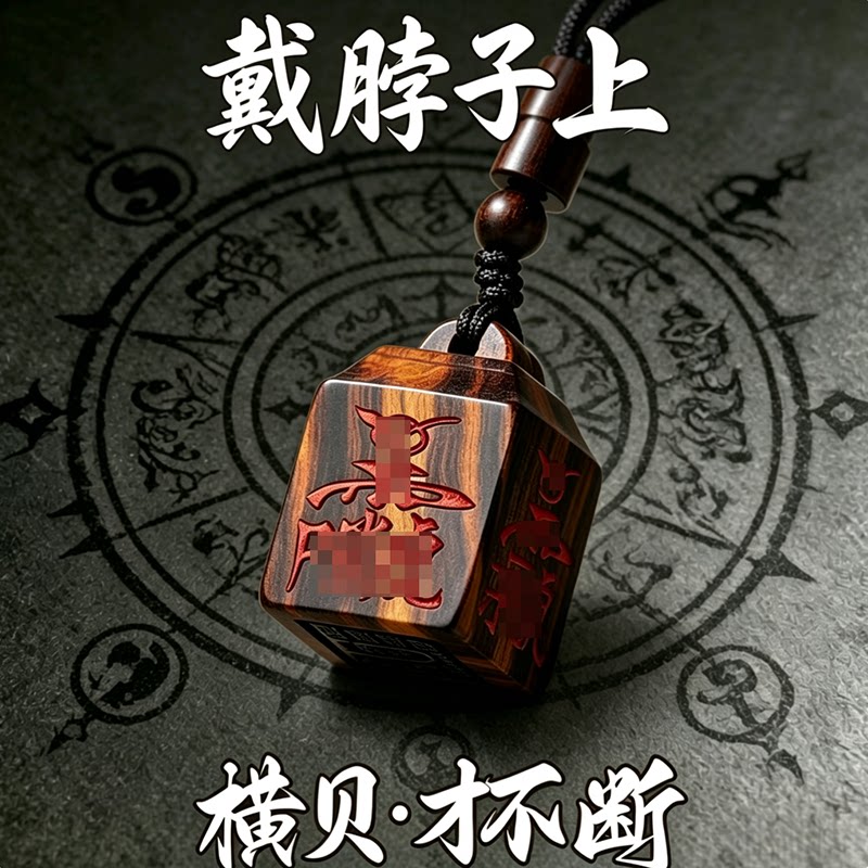 横贝才不断【戴脖子】雷击雷击枣钥匙扣