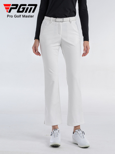 子女直筒加厚高腰长裤 女士服装 韩版 运动显瘦保暖球裤 女装 高尔夫裤