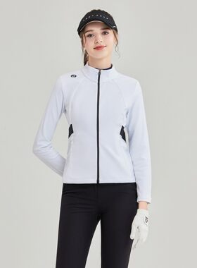FG高尔夫女装女士秋冬保立领夹克