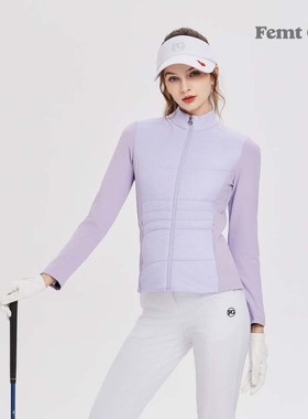 2024新款FG高尔夫女装外套golf服装羽绒服秋冬保暧时尚韩版夹棉衣