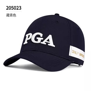 美国PGA高尔夫帽子男士球帽吸汗遮阳帽夏季透气户外防晒帽有顶帽