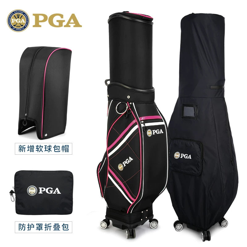 PGA高尔夫球包硬壳伸缩航空托运