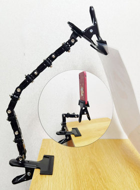 罗技C950摄像头夹子手机夹画板绘画可弯曲大力夹手机支架直播支架