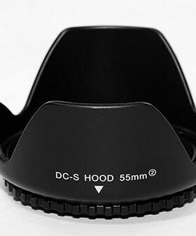55mm莲花遮光罩适用索尼HX300 HX400 H400 A330 A350A200单反镜头