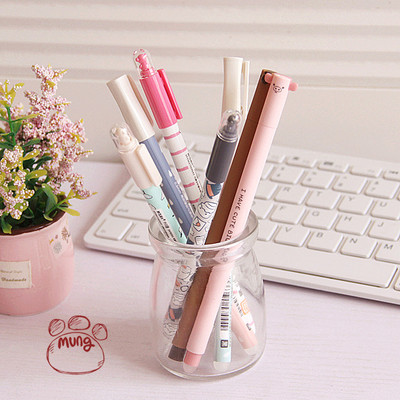 晨光日韩文具热可擦全针管中性笔