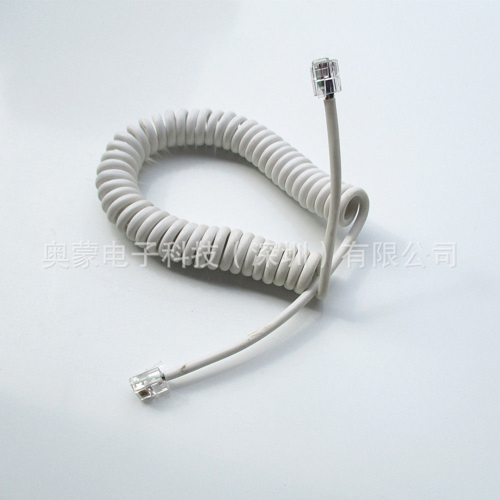 电话听筒线手柄线 4p4c电话护套线