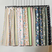 春秋可外穿宽松家居空调九分长裤 人造棉阔腿裤 子 女夏薄款 棉绸睡裤