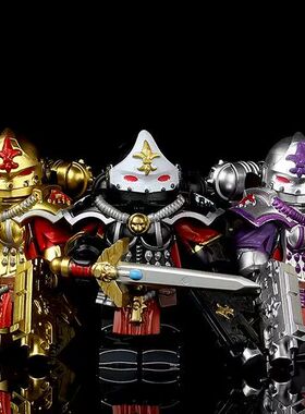 战斗修女战锤40K终结者星际战士战斗殉教修女灰骑士积木人仔玩具