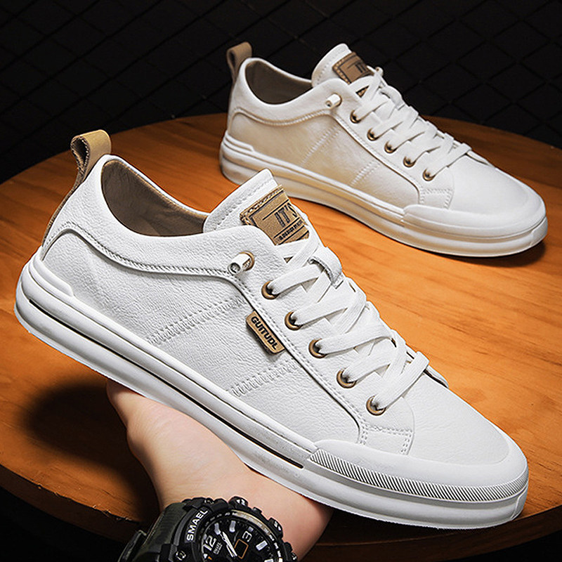 三利泰秋季板鞋休闲加大码小白鞋