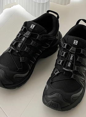 登山鞋男45网面休闲鞋46情侣徒步慢跑鞋47秋季透气飞织运动鞋48