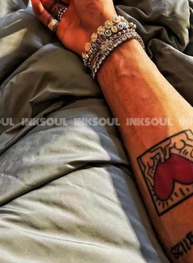 PEACEMINUSONE·心之所逃 | 3张 权志龙GD同款彩绘风爱心行走贴纸