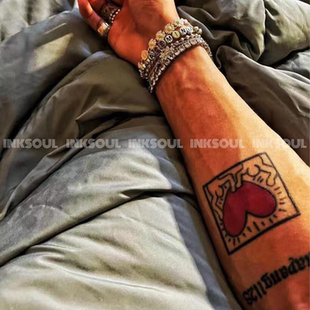 PEACEMINUSONE·心之所逃 | 3张 权志龙GD同款彩绘风爱心行走贴纸