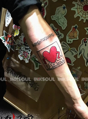 PEACEMINUSONE·心之所逃 | 权志龙同款刺青纹身贴爱心防水ins风