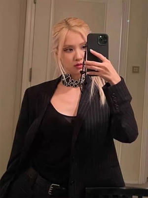 同款幻彩水晶韩国ins粉墨手机链