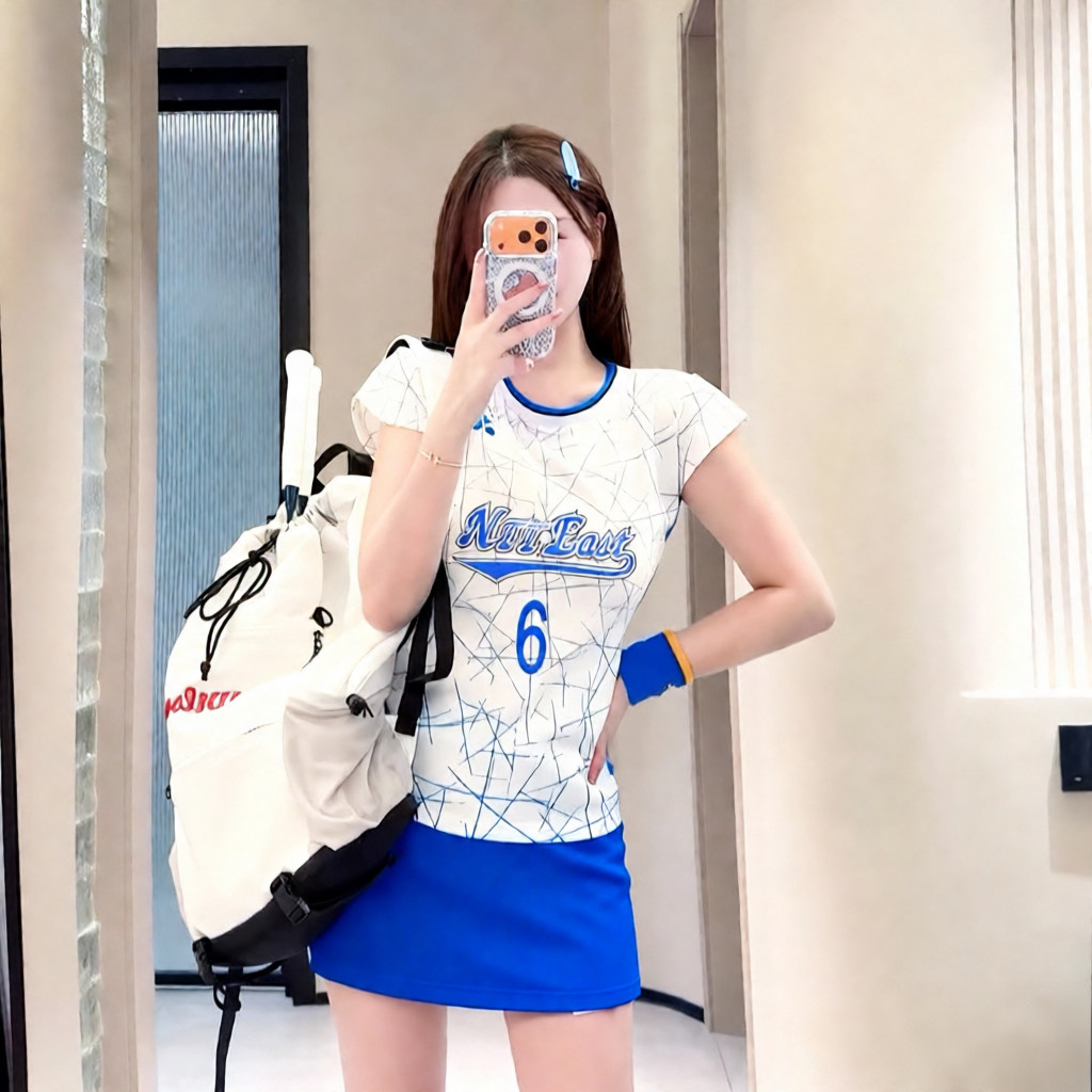 26款羽毛球服ntt俱乐部男女大赛服田志千阳同款速干运动训练服