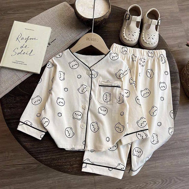 公主风可爱宝宝中小童家居服套装