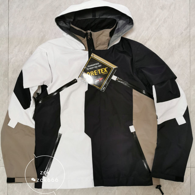 Acronym J1B-GT防水防风机能夹克连帽拼色冲锋衣多口袋外套上衣图片