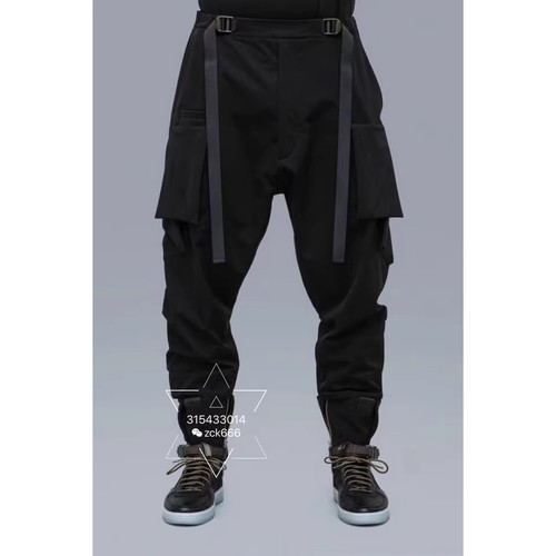 德国acronym户外机能裤宽松收口假两件p23a-ds卫裤腰带织带装饰
