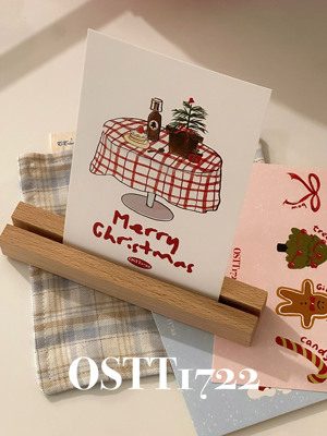 OSTT1722 〈暖冬系列〉卡片原创圣诞可爱温馨明信片送礼新年贺卡