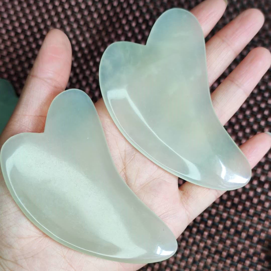 天然玉石刮痧板刮痧器岫玉片