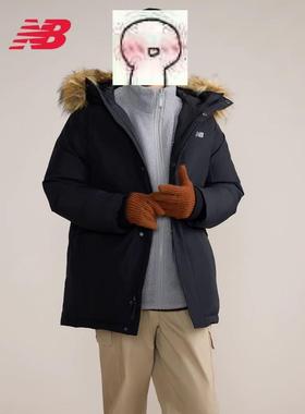New Balance Casual Down Jacket 潮流羽绒服黑色AMJ43358-BK