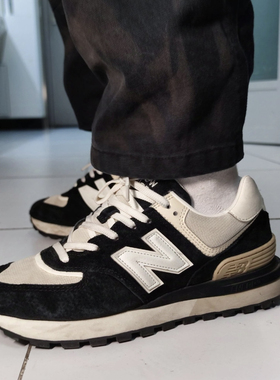 New Balance 574系列复古舒适运动休闲鞋男款黑色U574LGRA