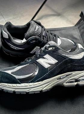 New Balance NB 2002R 复古防水速干抗冲击跑步鞋黑灰色M2002RR1